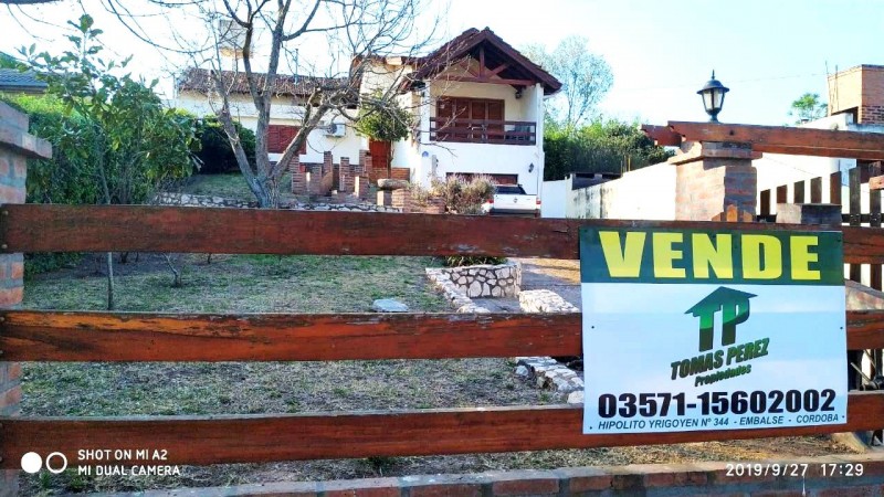 SE VENDE CASA EN EMBALSE DE CALAMUCHITA