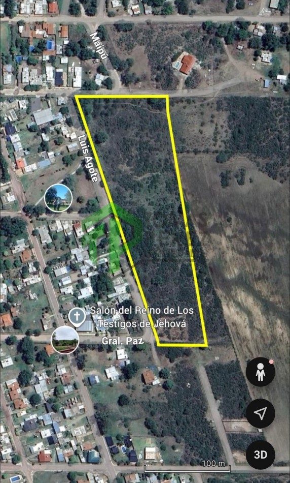 VENTA 2 HECTAREAS EN EMBALSE CORDOBA 