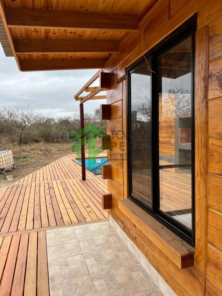 VENTA DOS CABAÑAS A ESTRENAR EN SANTA ROSA DE CALAMUCHITA 