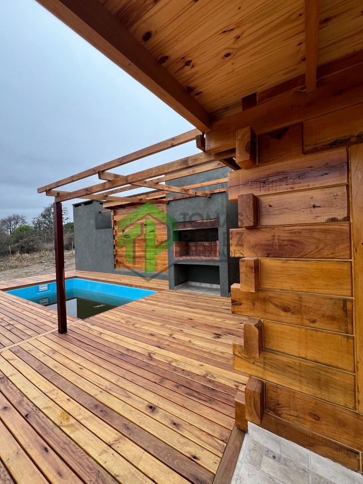VENTA DOS CABAÑAS A ESTRENAR EN SANTA ROSA DE CALAMUCHITA 