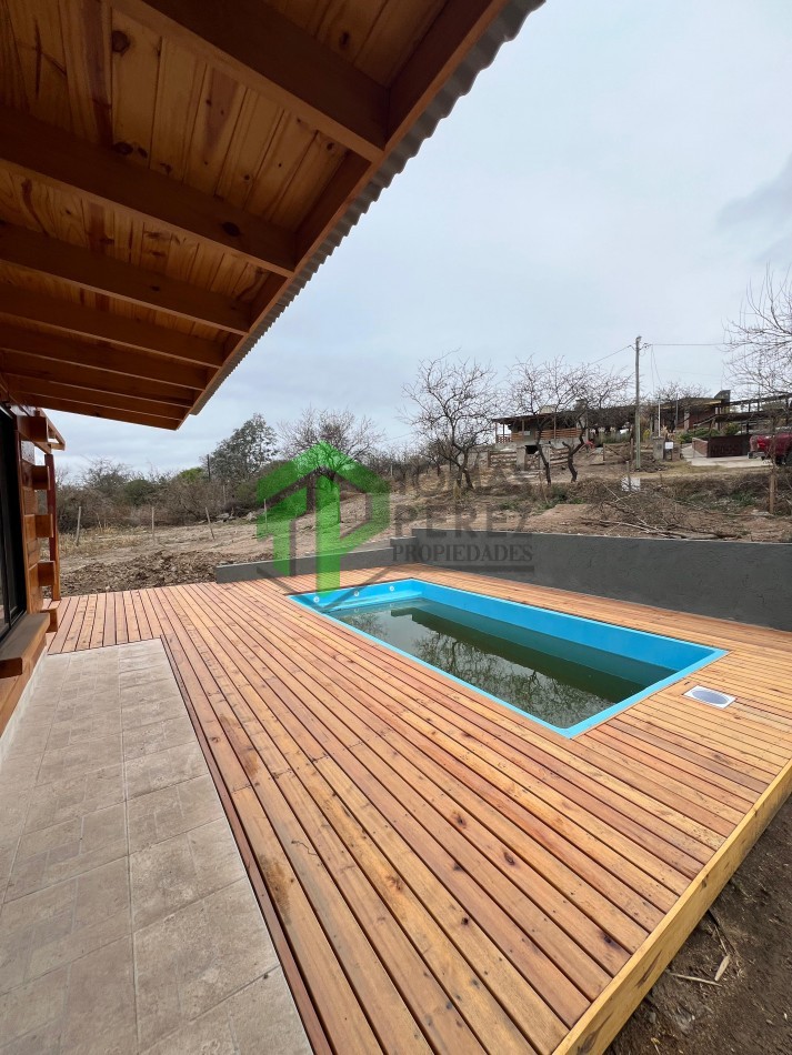 VENTA DOS CABAÑAS A ESTRENAR EN SANTA ROSA DE CALAMUCHITA 
